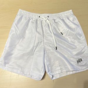 Young LA Pastel Flow Shorts - White